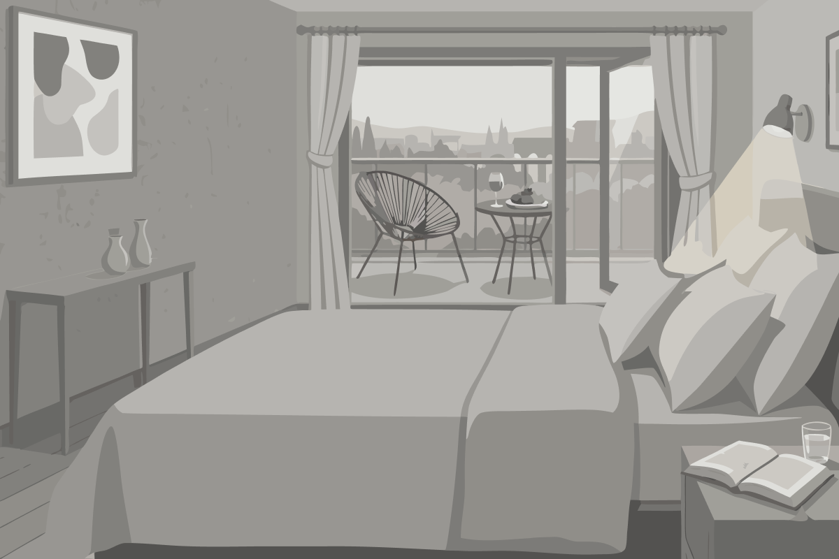 Apartment mit Terrasse